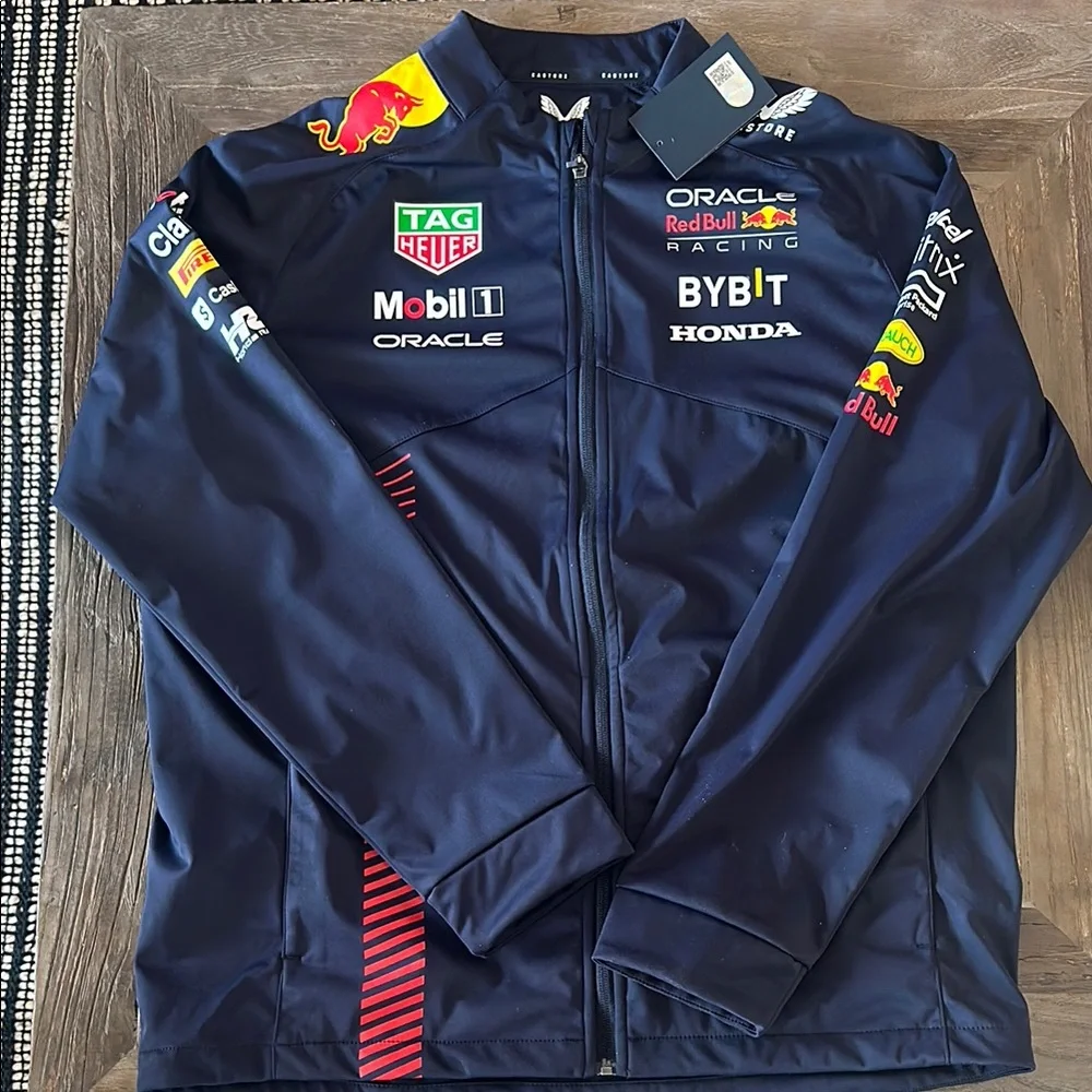 Red Bull Racing Navy Jacket - Picture 1 of 3
